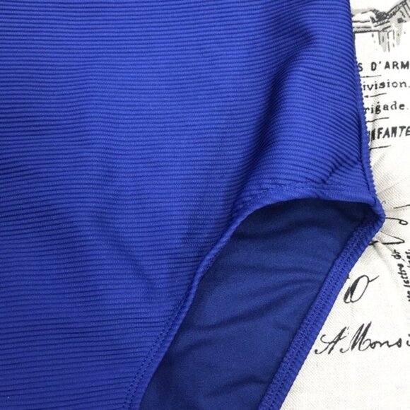 Rachel Rachel Roy Ribbed One-Shoulder Swimsuit - Picture 4 of 7